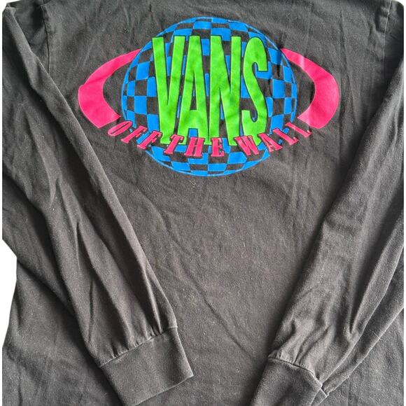 Mens T-Shirt Size Small Vans Classic Neon - Picture 6 of 9